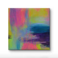 Original colorful abstract painting Ice Cream by Mireia Nox with vibrant tones and expressive texture